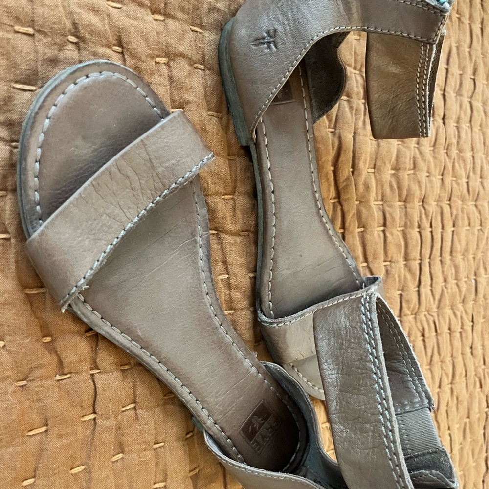 Tan Frye Sandals